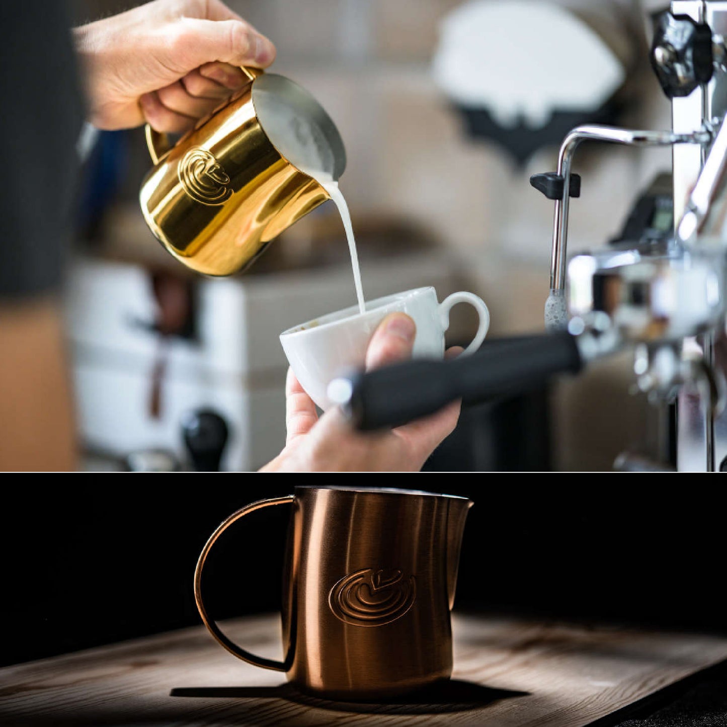 Curved Body-Milk Frothing Cup-500ml Steaming Pitchers